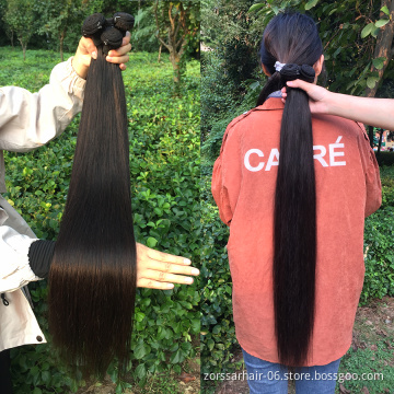 Hair factory wholesale raw cuticle aligned hair, Double Drawn 10A Grade Brazilian human hair weave bundles